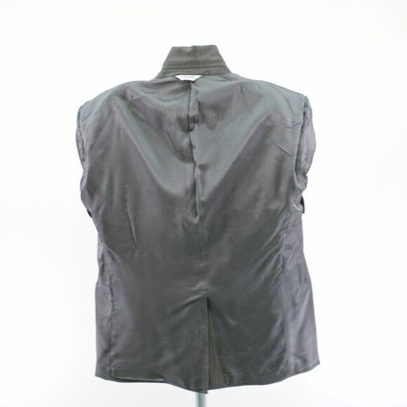 Joseph & Feiss Wool 2 Piece Suit 40S Gray Striped 44/29 Flat Front High Rise 2 B - Picture 16 of 16